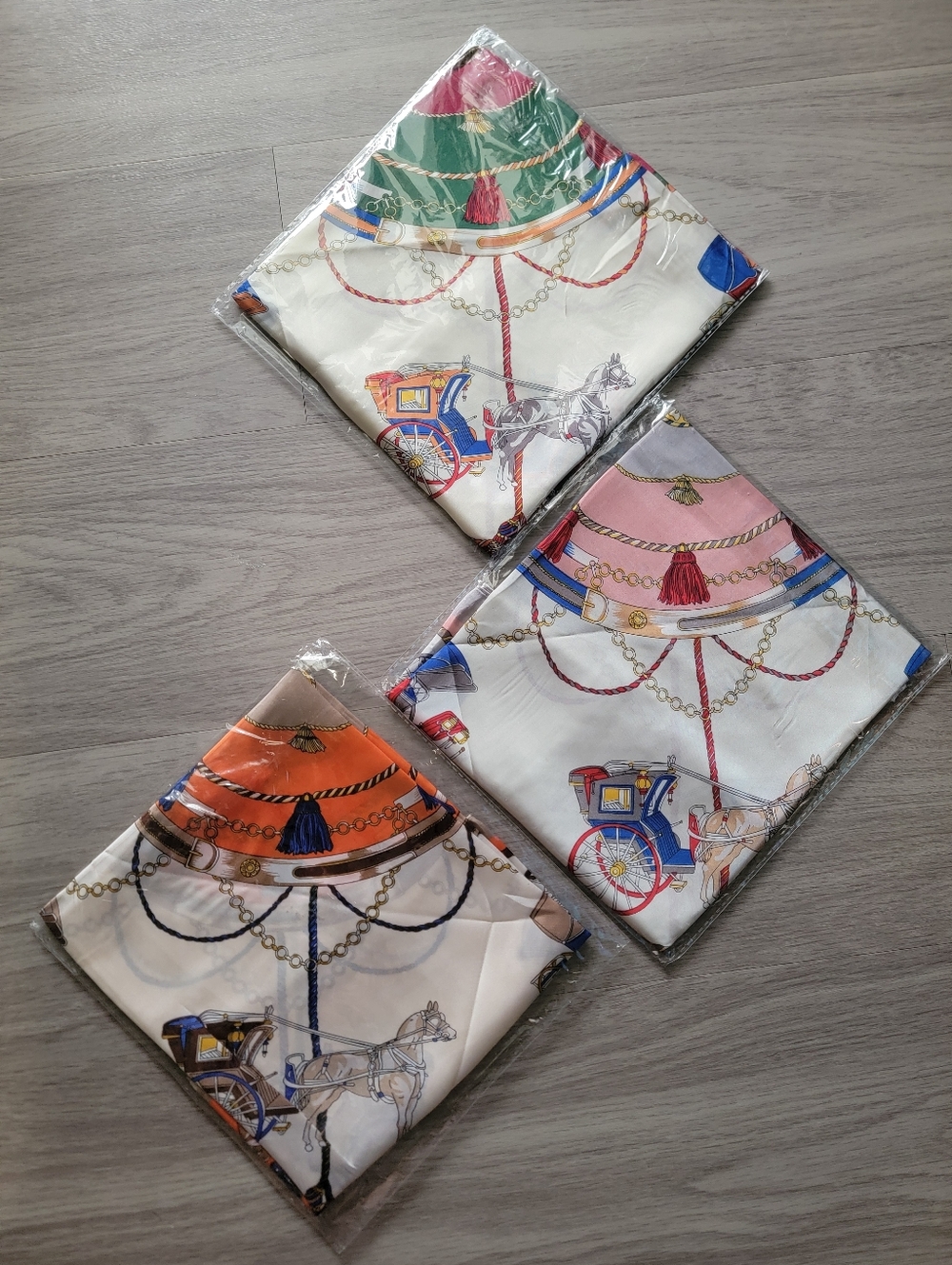 3 Left! Stylish Square Scarf For Bag, Hair, Neck & Clothing